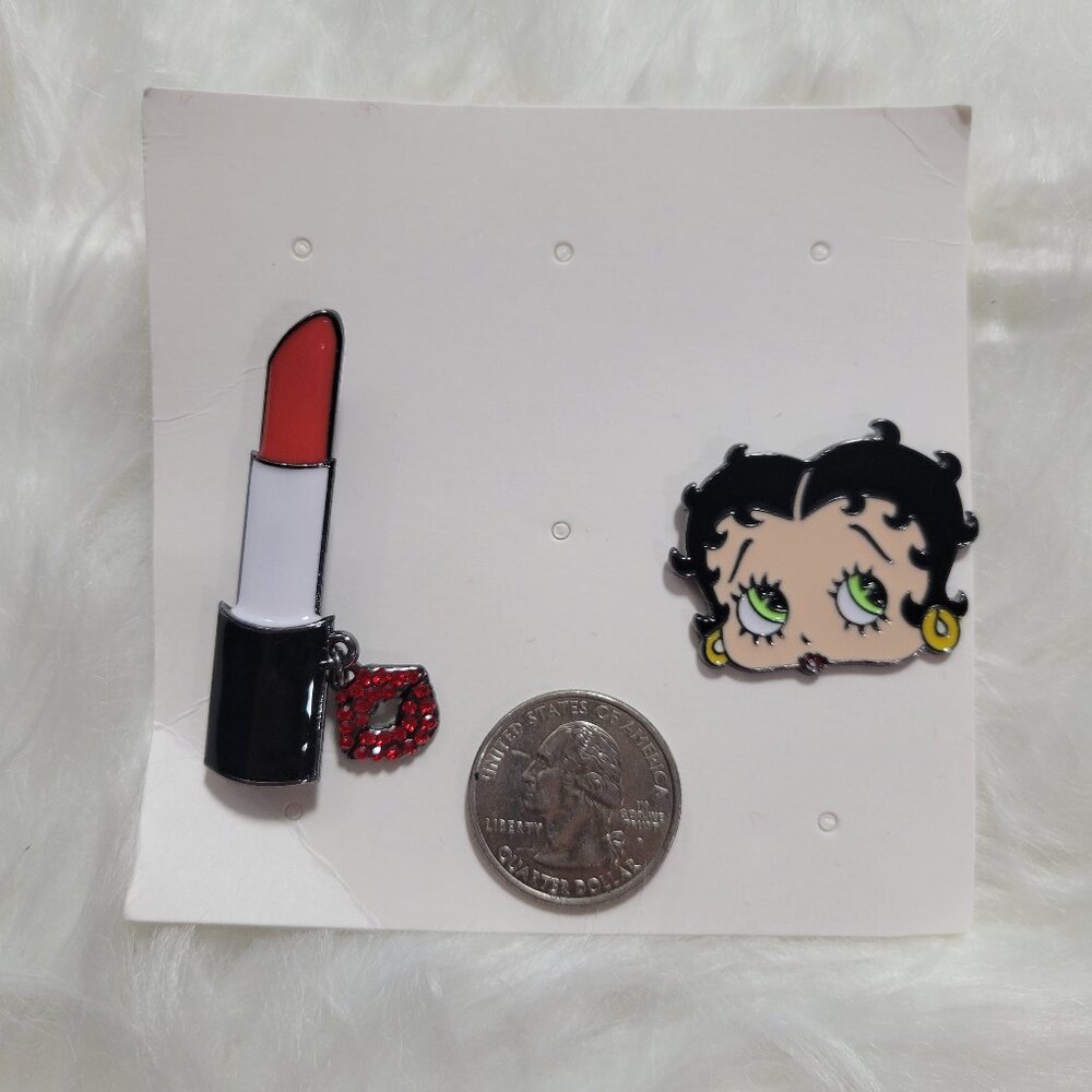 Betty Boop Pin Set - Picture 2 of 5